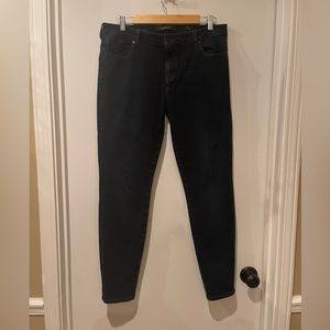 Liverpool Jeans Company “The Hugger Skinny” Dark Wash Jeans Size 14/32